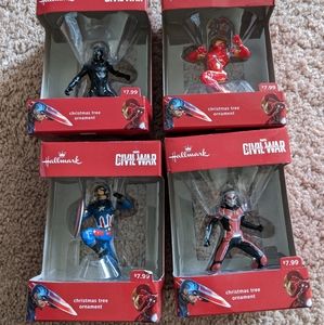 Marvel Christmas ornaments (set of four)